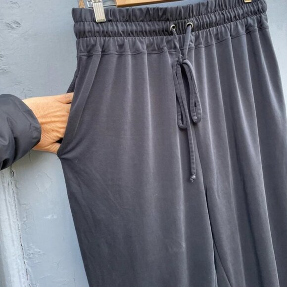 Fabletics Lightweight High Rise Black Jogger  Pants, size L - Picture 3 of 5